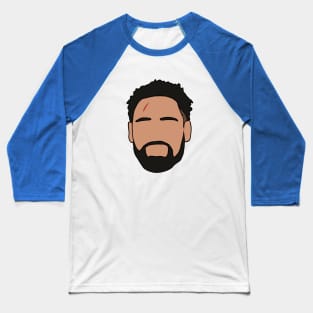 Klay Thompson Scar Game Face Art Baseball T-Shirt